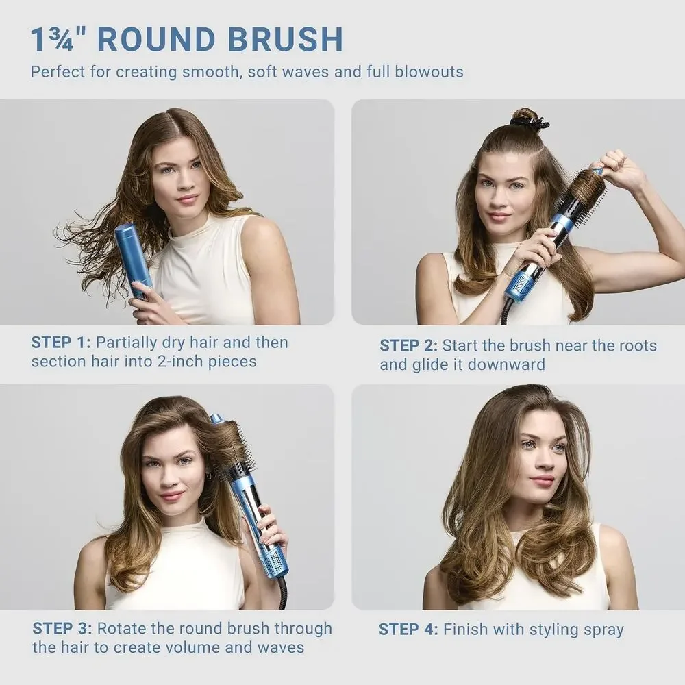 NEW BaBylissPRO StyleSwitch Ionic Multi Styler Dryer‎ 5 Attachments Blowout Curl